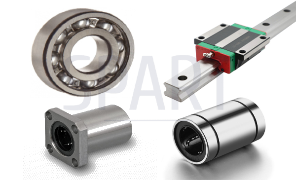 bearing and fasteners: lemek bearing, linear bearing, and rail